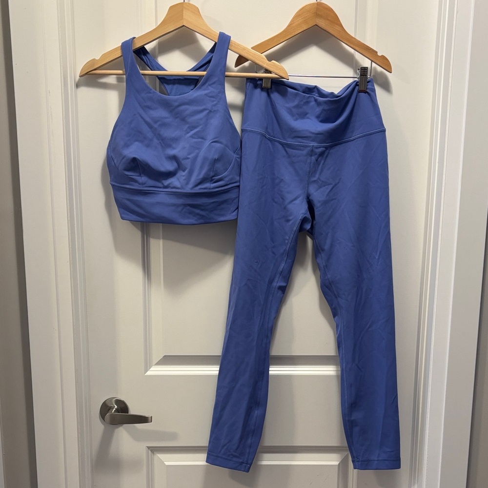 Lululemon wild indigo Wunder train set